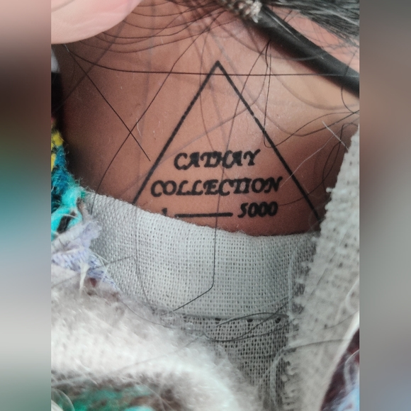 Cathay Collection Porcelain Doll Native American Girl on a swing - Picture 6 of 8